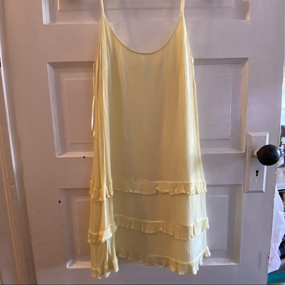 Yellow Mini Dress